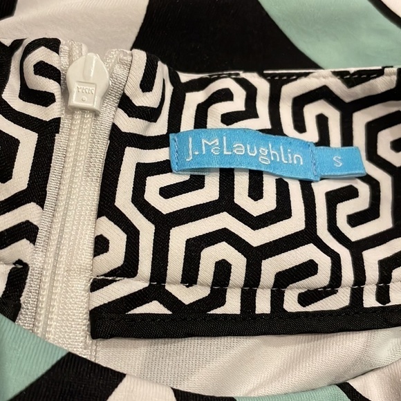 J. McLaughlin Dress Mock neck Shift Dress Catalina Cloth Size Small - Picture 6 of 10